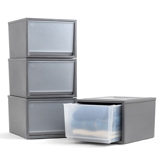grey plastic dresser Amazon.com: 4 Drawer Unit Plastic (Color : Flat Gray) : Home & Kitchen